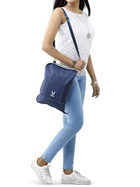 Vaya Bagmat Brand Logo Printed Cotton Sling Travel Lunch Bag - Image 4