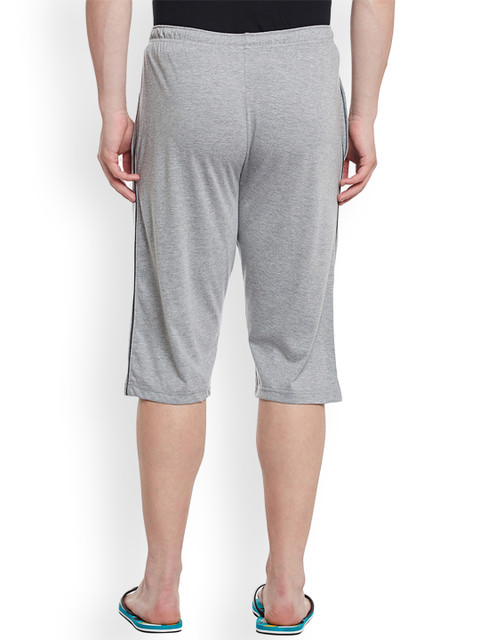 MACK JONNEY Grey Lounge Shorts C1-MELANGE01 - Image 3