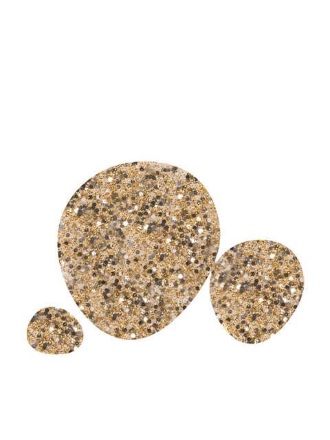 Color Fx New York Hyper Gloss Top Coat Glitter Finish Nail Enamel 9 ml- Gold 174 - Image 5