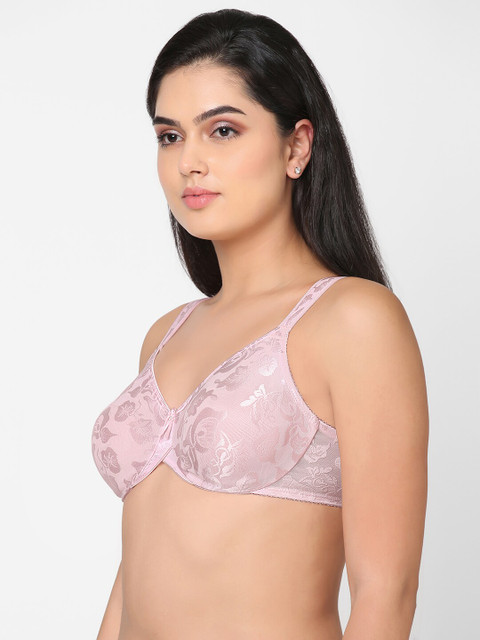 Wacoal Plus Size Floral Printed Underwired Dry Fit Bra - Image 3