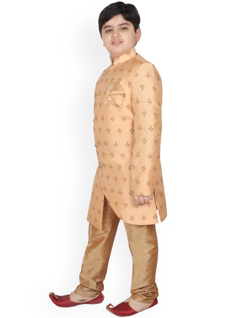 SG YUVRAJ Boys Printed Sherwani Set - Image 4