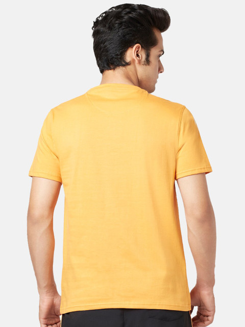 Ajile by Pantaloons Men Typography Printed Slim Fit Cotton T-shirt - Image 4
