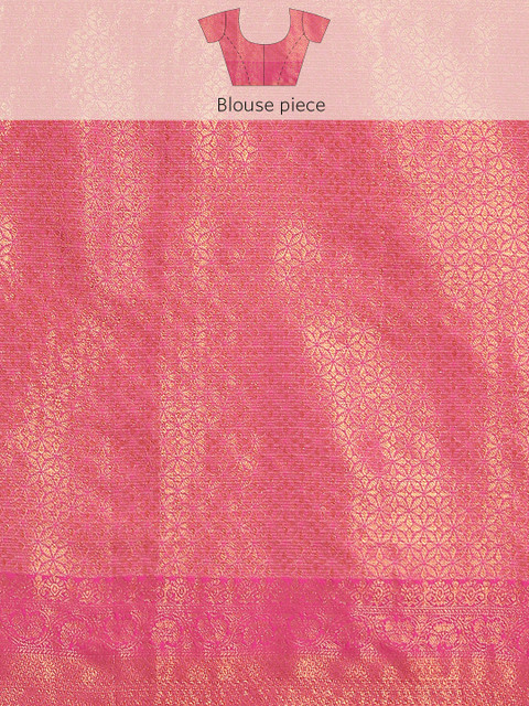 Silk Land Floral Zari Tissue Mysore Silk Saree