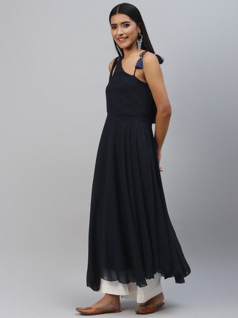 Poshak Hub Women Georgette Anarkali Kurta - Image 3