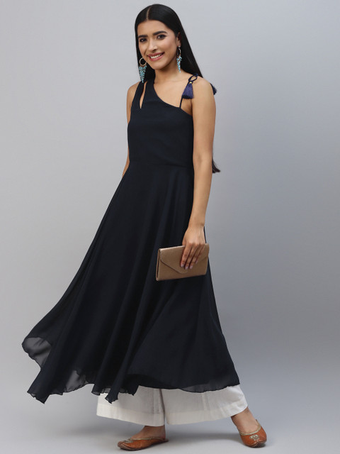 Poshak Hub Women Georgette Anarkali Kurta - Image 5