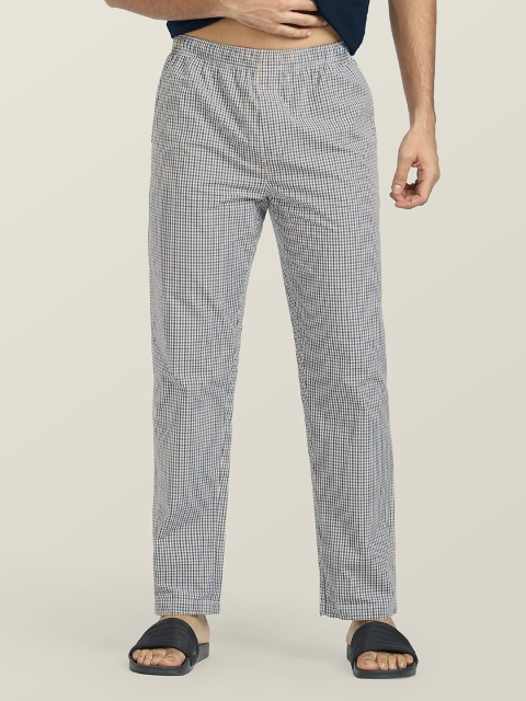 XYXX Men Checked Pure Cotton Lounge Pants - Image 2