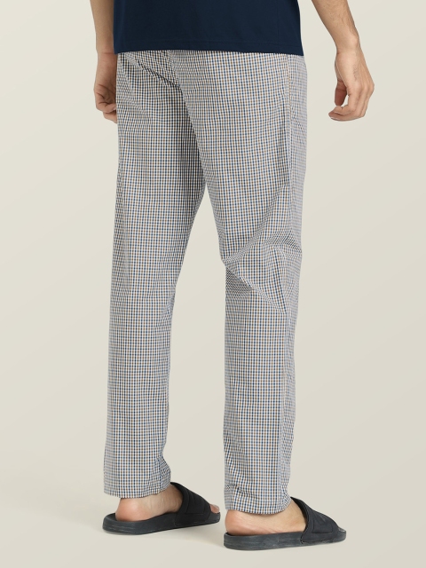 XYXX Men Checked Pure Cotton Lounge Pants - Image 3