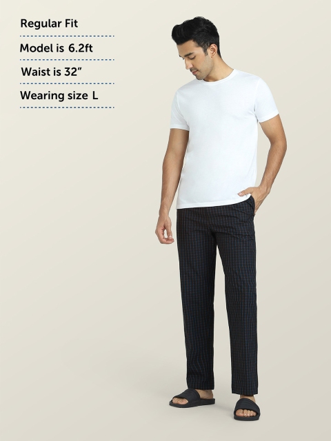 XYXX Men Checked Cotton Lounge Pant - Image 5