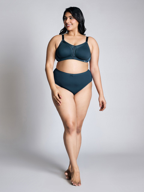 Nykd Plus Size Seamless Full Support M-Frame Cotton Full Coverage Bra - NYB101