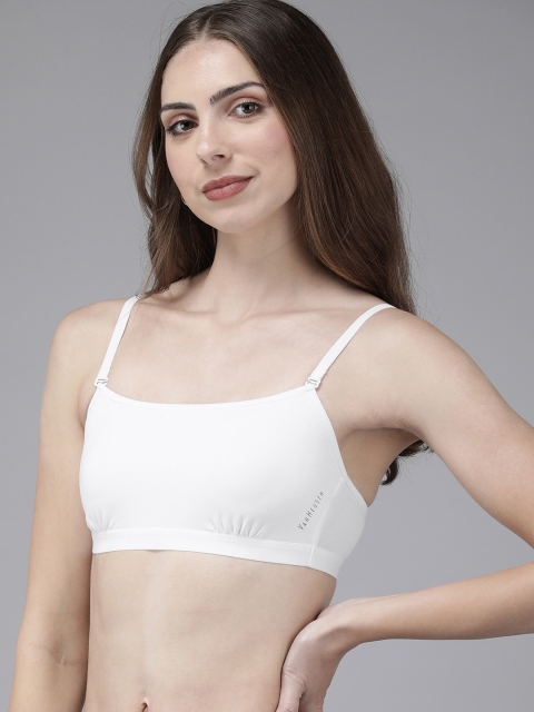 Van Heusen Women White Solid Non Padded Wireless Bralette - Image 2