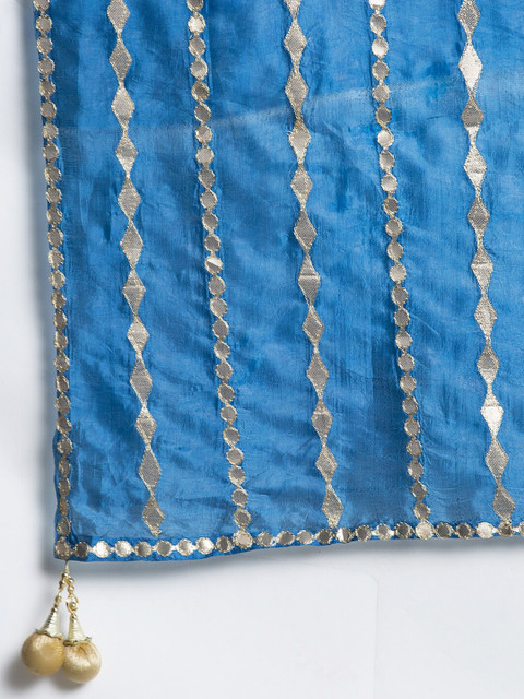 Clora Creation Embroidered Dupatta With Gotta Patti - Image 2