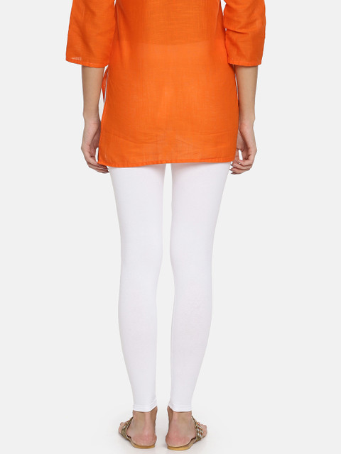 TWIN BIRDS Women Solid Super Stretch Cotton Ankle Length Leggings - Image 3
