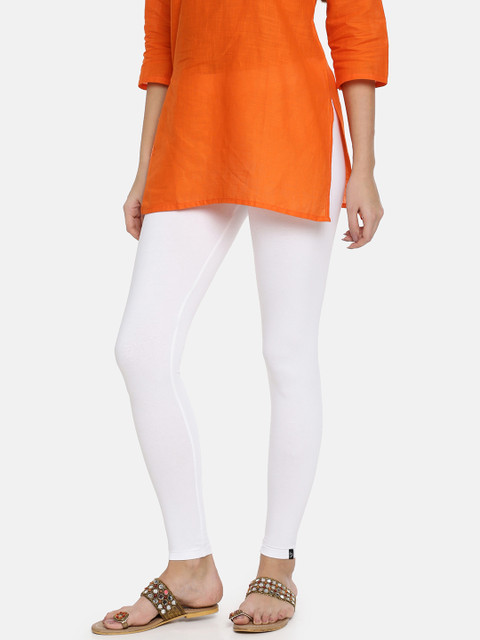 TWIN BIRDS Women Solid Super Stretch Cotton Ankle Length Leggings - Image 2