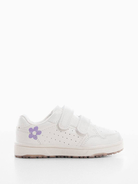 Mango Kids Girls Perforated Sneakers - Image 2