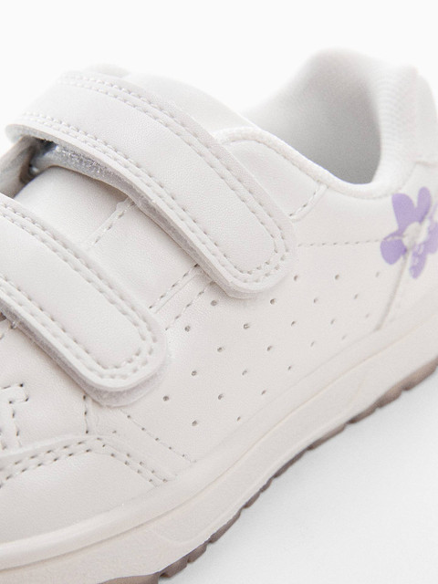Mango Kids Girls Perforated Sneakers - Image 4