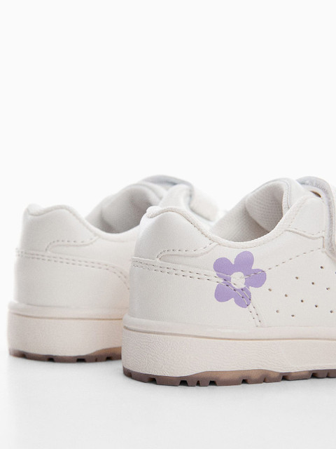 Mango Kids Girls Perforated Sneakers - Image 3