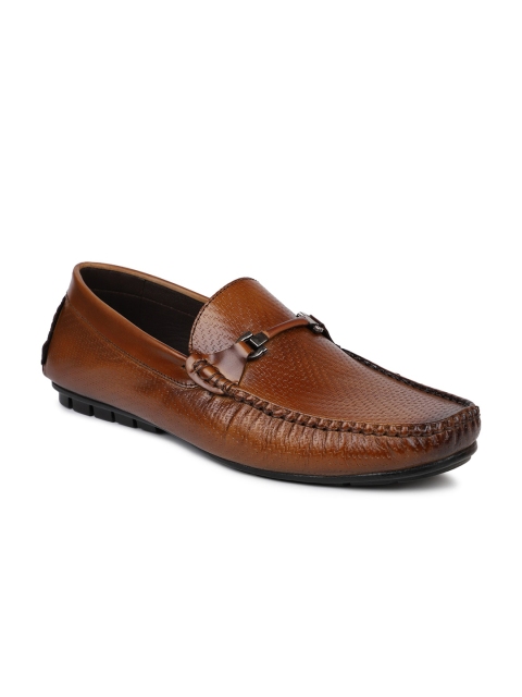 PRIVO by Inc.5 Men Textured Leather Loafers