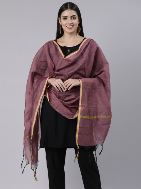 Souchii Tasselled Zari Dupatta