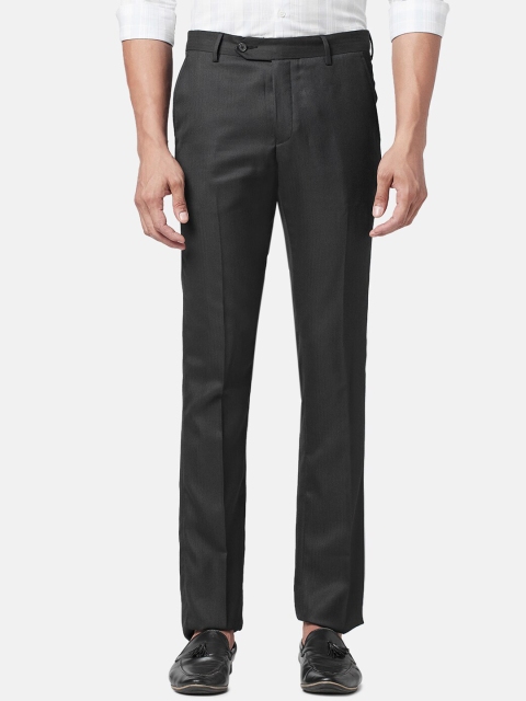 BYFORD by Pantaloons Men Slim Fit Low-Rise Formal Trousers