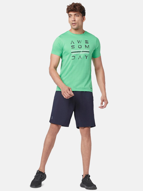 Ajile by Pantaloons Men Printed Cotton Slim Fit Sports T-shirt - Image 5
