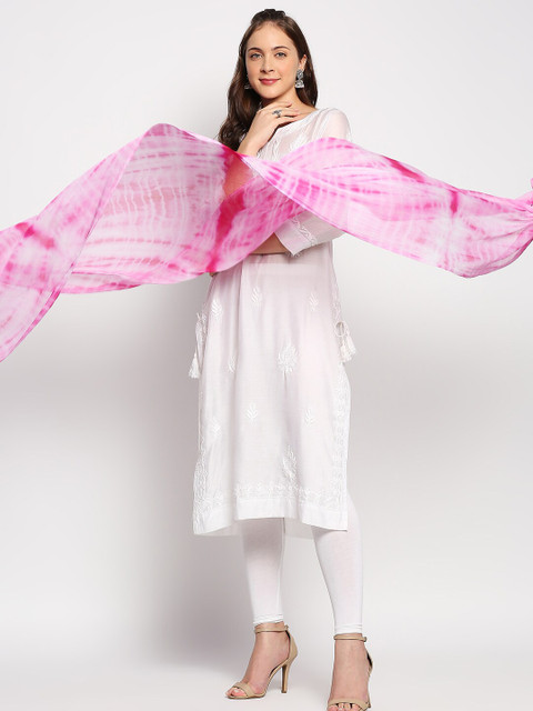 Dupatta Bazaar Dyed Shibori Dupatta - Image 6