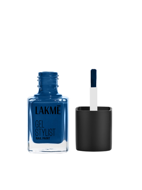 Lakme Absolute Gel Stylist Nail Paint With High Gloss Finish 12ml - Cool Cobalt
