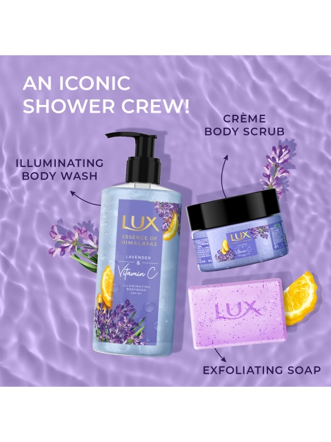 LUX Essence of Himalayas Lavender & Vitamin C Illuminating Shimmer Body Wash - 400ml - Image 8