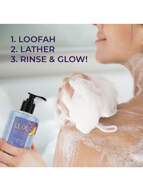 LUX Essence of Himalayas Lavender & Vitamin C Illuminating Shimmer Body Wash - 400ml - Image 9