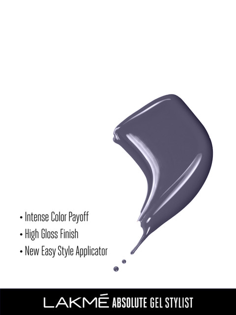 Lakme Absolute Gel Stylist Nail Paint With High Gloss Finish 12ml - Road Trip - Image 4