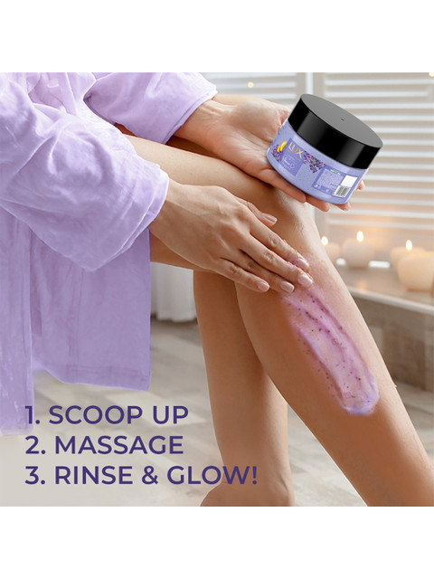 LUX Essence of Himalayas Lavender & Vitamin C Creme Body Scrub - 300g - Image 9