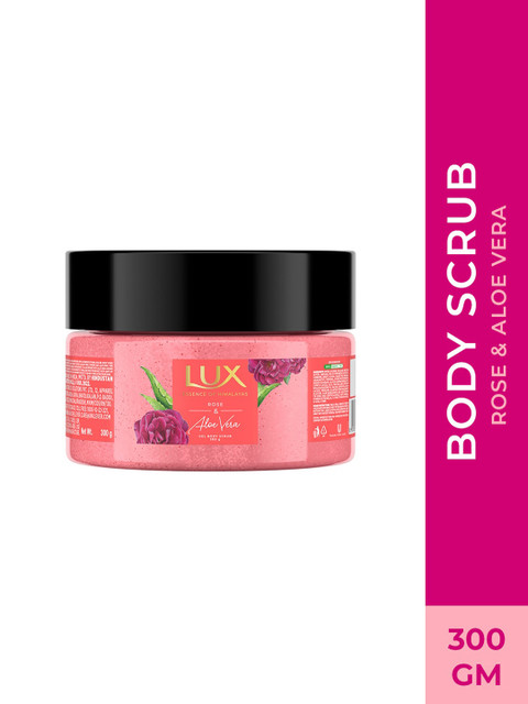 LUX Essence of Himalayas Rose & Aloe Vera Gel Body Scrub - 300g - Image 2
