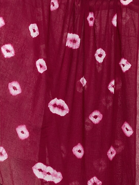 Clora Creation Pure Cotton Tie & Dye Dupatta - Image 2