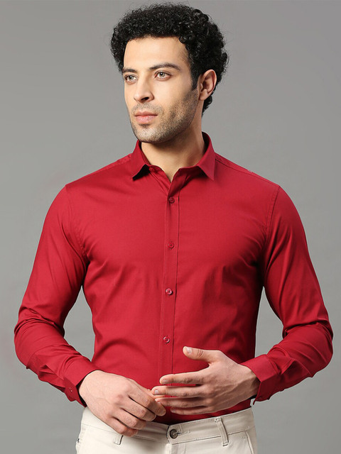 INVICTUS Men Spread Collar Formal Shirt