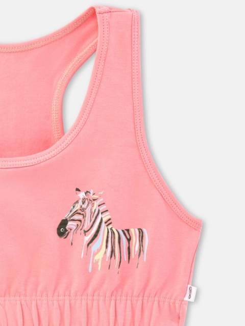 You Got Plan B Girls Non-Padded Anti-Bacterial Sports Bra SBNP-ZebraCrossing: 10-12 - Image 5