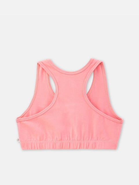 You Got Plan B Girls Non-Padded Anti-Bacterial Sports Bra SBNP-ZebraCrossing: 10-12 - Image 4