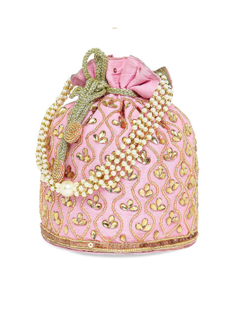 Peora Embellished Potli Clutch - Image 5