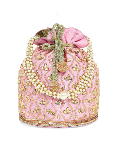 Peora Embellished Potli Clutch - Image 4