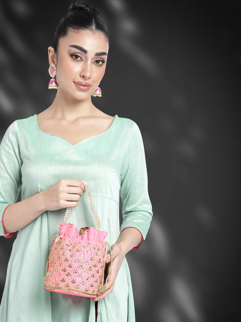 Peora Embellished Potli Clutch - Image 2