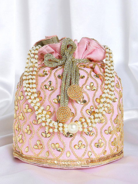 Peora Embellished Potli Clutch