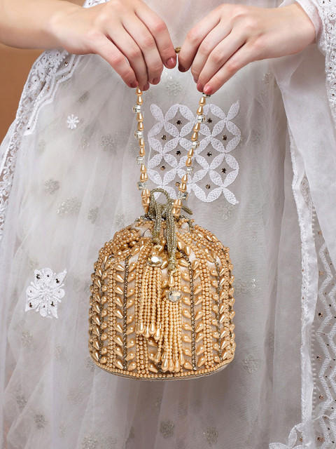 Peora Embellished Potli Clutch - Image 2