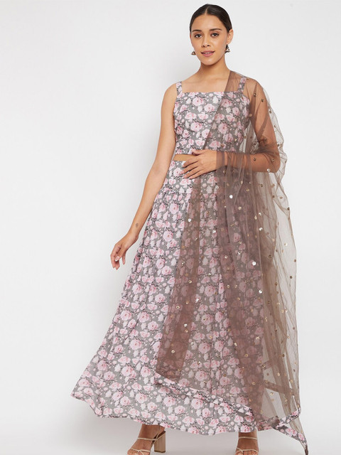 PANIT Printed Ready to Wear Lehenga & Blouse With Dupatta