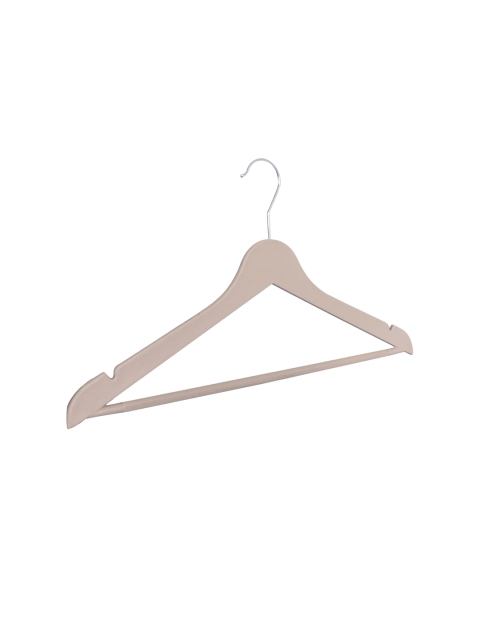 Kuber Industries 9 Pieces Cream-Coloured 360 Degree Swivel Hook Cloth Hangers - Image 3