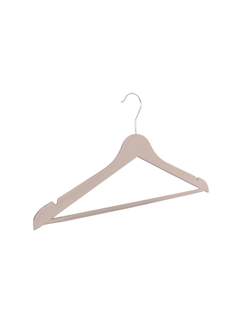 Kuber Industries 3 Pieces Cream-Coloured 360 Degree Swivel Hook Cloth Hangers - Image 3