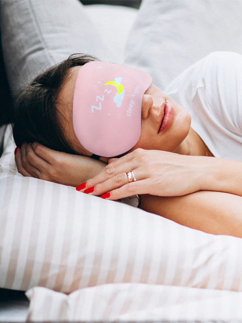 JENNA Printed Sleeping Eye Mask With Cooling Ice Gel