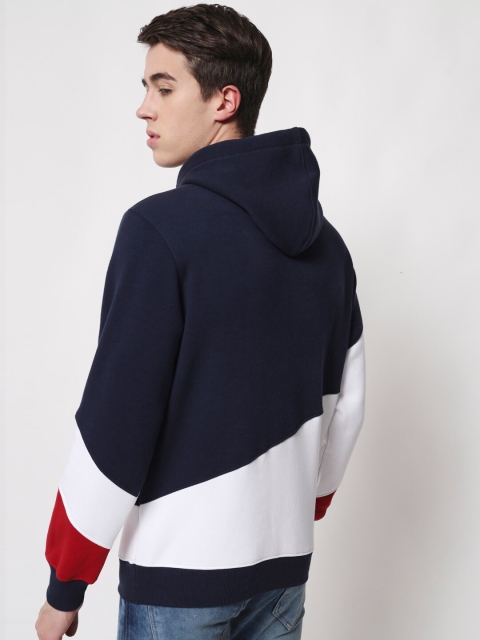 HOLDIT Men Colourblocked Hooded Pullover Sweatshirt - Image 5