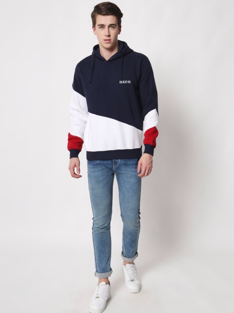 HOLDIT Men Colourblocked Hooded Pullover Sweatshirt - Image 6