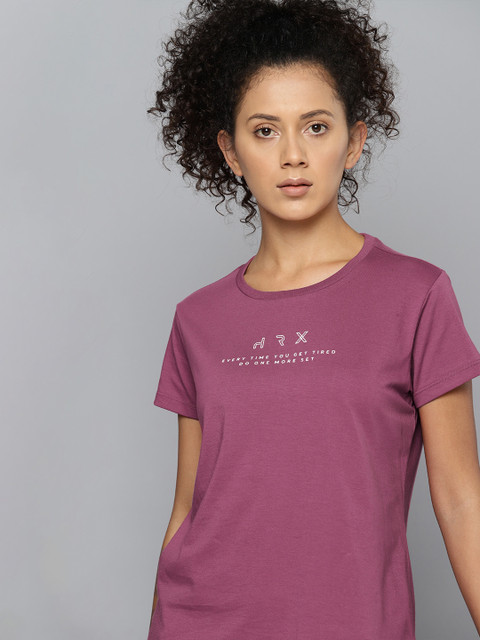 HRX by Hrithik Roshan Rapid-Dry Printed Training T-shirt