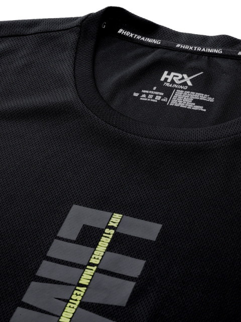 HRX by Hrithik Roshan Printed Rapid-Dry Training T-shirt - Image 2