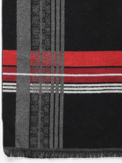 Calvadoss Men Woven Design Frayed Stole - Image 2