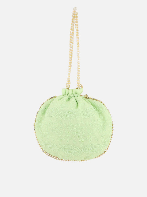 Aditi Wasan Embroidered Potli Clutch - Image 3